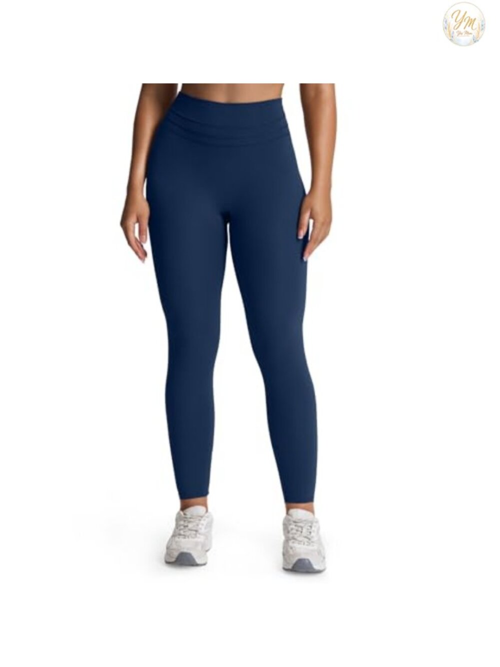 Luna Yoga Pants High Rise Tummy Control Ruching Leggings Nylon Spandex